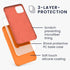 kwmobile Case Compatible with Apple iPhone 11 Case - TPU Silicone Phone Cover with Soft Finish - Fruity Orange...