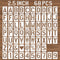 2.5 Inch Letter and Number Stencils, 68 Pcs Reusable Plastic Alphabet Spray Paint Stencils for Painting on Wood, Wall, Fabric, Rock, Signage, Door...