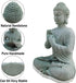 Aquarium Buddha Statue Japanese Buddah Figurine Fish Tank Buda Sculpture Zen Sandstone Ornaments Underwater Landscape Decoration,Gift...