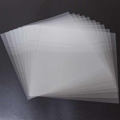 7 Mil Blank Mylar Stencil Sheet (10Pcs),12 x 12 Inch Clear Plastic Sheets, Acetate Sheets for Crafts, Plastic Sheets for Cutting Machine, PET Sten...