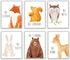 Set of 6 Baby Animal Nursery Wall Art Prints - Cute & Inspirational Decor for Baby Girls & Boys, Kids Room, Playroom, Nursery - Unframed 8x10 Inch...