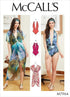 McCall Pattern Company McCall's Women's One Piece Bathing Suit and Cover Up Sewing Patterns, Sizes 8-22, various, White...
