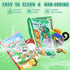 Baby Books 0-6 Months, 2PCS Baby Boys Girls Shower Gifts, Tummy Time Baby Toys 0-6 6-12 Months, Crinkle Cloth Book, Newborn Infant Teether Toy, Ea...
