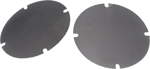 Black Motorcycle Mesh Rear Passenger Speaker Grille Covers for Harley Road Glide Street Glide Electra Glide Ultra Classic Tri Glide Ultra 2014-202...