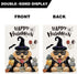 Golden Retriever Happy Halloween Garden Flags for Outside, Halloween Witch Hat Dog Garden Flag, Burlap Holiday Dog Welcome Yard Flag 12x18 Inch Do...
