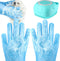 Dog Bath Brush with Gloves, Cat Bathing Gloves, Silicone Dog washing Gloves with High-Density Teeth, Dog Bath Supplies Christmas Gifts for Long Sh...