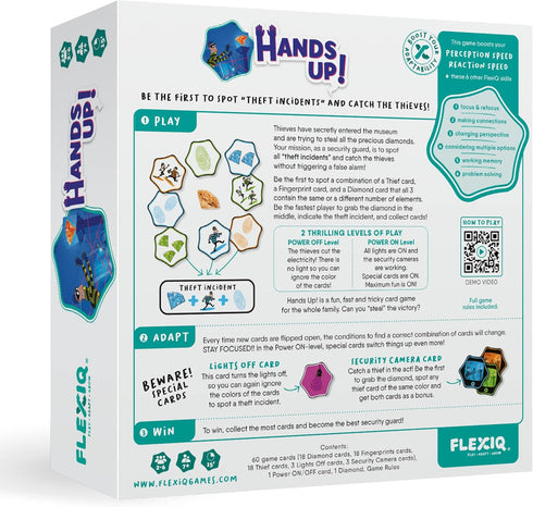 WHAT DO YOU MEME? Hands Up — Quick Thinking Card Game by FlexiQ, Brain Teasers for Kids 7+, Board Games for Family Night, Mind Games...