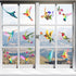 20 Pieces Large Size Hummingbird Window Hummingbird Decals for Windows Anti-Collision Window Clings Decals to Prevent Bird Strikes on Glass Non Ad...