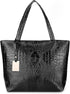SUMGOGO Purse and Handbag for Women Crocodile Satchel Large Shoulder Tote Bag Wallets...