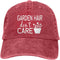 Women’s Garden Hair Don’t Care Hat, Adjustable Vintage Washed Baseball Cap for Mom Aunt...
