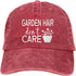 Women’s Garden Hair Don’t Care Hat, Adjustable Vintage Washed Baseball Cap for Mom Aunt...