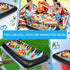 Ice Buffet Serving Tray Drink Cooler with Drain Plug,Inflatable Ice Serving Buffet Bar Inflatable Cooler for Parties Food 52 x 24 x 5'' (Black)...