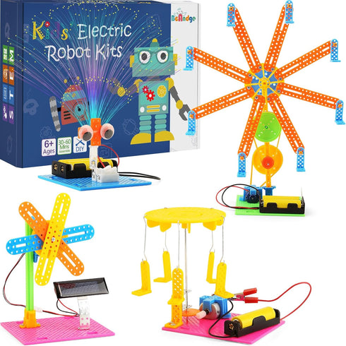 STEM Kit for Girls, Kids Crafts 8-12 Boys, Science Projects Activities Electronic Building Kits 6-8, 4-in-1 Craft Sets for Girl Engineering Toys, ...