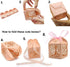 KPOSIYA 70 Pack Love Heart Laser Cut Wedding Party Favor Box Candy Bag Chocolate Gift Boxes Bridal Birthday Shower Bomboniere with Ribbons...
