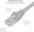 StarTech.com 6ft CAT6 Ethernet Cable - Gray CAT 6 Gigabit Ethernet Wire -650MHz 100W PoE++ RJ45 UTP Category 6 Network/Patch Cord Snagless w/Strai...