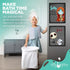 Silly Goose Gifts Character Themed Bathroom Wall Art Print Set - Even A Nightmare Will Brush Teeth Take A Bath Wash Hands- Funny Jack Bath Reminde...