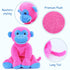 Unique Ape Monkey Stuffed Animals Plush Toys, Soft Cute Monkey Orangutan Toy for Toddlers Child Kids Babies Birthday Gift, 7.9" Pink...