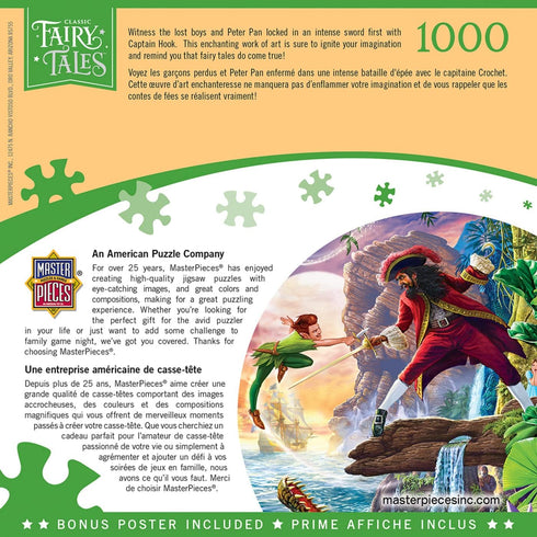 MasterPieces 1000 Piece Jigsaw Puzzle for Adults, Family, Or Youth - Peter Pan - 19.25"x26.75"...
