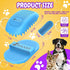 Dog Bath Brush + Gift Toothbrush | Dog Shower Brush | Dog shampoo brush with Non-Slip handle, ideal for short and long coats | Remove loose skin w...