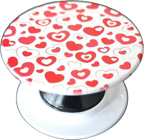 Bubble Heart Phone Grip Holder & Phone Stand for Phones and Tablets...