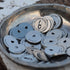 Memorial Tokens - In Loving Memory - Set of 12 Inspirational Pewter Blessing Charms by Whitney Howard Designs...