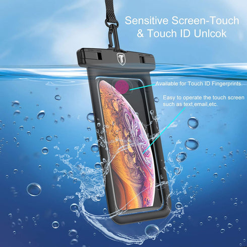 Floating Waterproof Phone Pouch with Lanyard Armband Dry Bag Holder Underwater Case for Samsung Galaxy S24 S23 S22 S21 S20 S10e S10 Note 20 Ultra ...