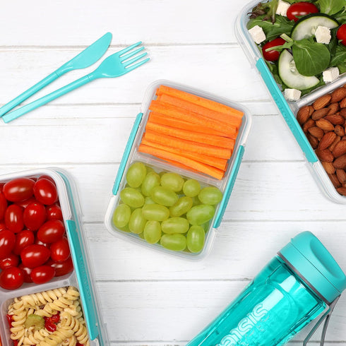 Sistema 11.8 Ounce Small Split Storage Container (Colors may vary)...