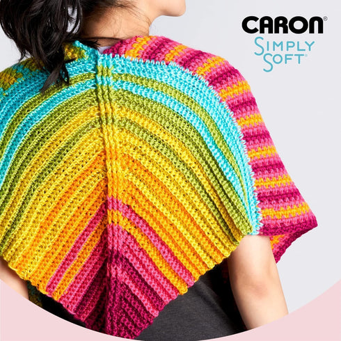 Caron H970039767 Simply Soft Solids Yarn, 6oz, Gauge 4 Medium, 100% acrylic - Royal Blue - Machine Wash & Dry...
