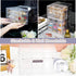 Desk Storage Organizer with 9 Mini Drawers, FODIENS Clear Desktop Craft Drawer Cabinet, Stackable Storage Box Caddy for Makeup Jewelry Office Craf...