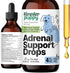 Adrenal Drops for Dogs - Adrenal Wellbeing w/Ashwagandha Liquid Drops - Calming Care for All Breeds & Sizes - Herbal Energy Drops w/Ginseng Root -...