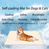 Dog Cooling Mat Cat Cooling Mat 15.7" x 11.8" Small Self-Cooling Pad for Dogs Sleeping Mats for Dog and Cat Durable Self Cooling Pet Blanket Outdo...