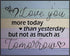 Posterizer 1 pcs-I Love You More Today- Rustic Love Message-Romantic Art-Typography Art-Gifts for Women-Living Room Bedroom Decor- UNFRAMED Wall A...
