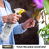 HARRIS Professional Spray Bottle 32oz (3-Pack), All-Purpose for Cleaning and Plants with Clear Finish, Pressurized Sprayer, Adjustable Nozzle and ...