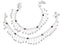 Indian Traditional Ethnic Silver Loud Jingle Bead Bells Anklet Payal Pair For Women - Dance Bridal Wedding Party - Duel On Jewel...