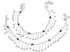 Indian Traditional Ethnic Silver Loud Jingle Bead Bells Anklet Payal Pair For Women - Dance Bridal Wedding Party - Duel On Jewel...