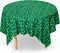 St Patrick's Day Tablecloth, St Patrick's Day Spring Tablecloth Rectangle Clover Tablecover Shamrock Green Leaves Table Runner (Shamrock,52 x 52 I...