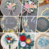 3pcs Embroidery Starter Kit for Beginners Floral Embroidery Kit DIY Material Package with 20cm Bamboo Embroidery Hoop......