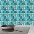 25Pcs Self-adhesive Mosaic Tile transfer for Home Decor, Peel and stick Tile Decal, Water-proof Backsplash Tile Sticker for Kitchen Bathroom,4x4in...