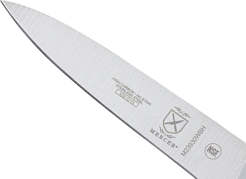 Mercer Culinary Millennia Color Handle Cutlery 3" Slim Paring Knife White...
