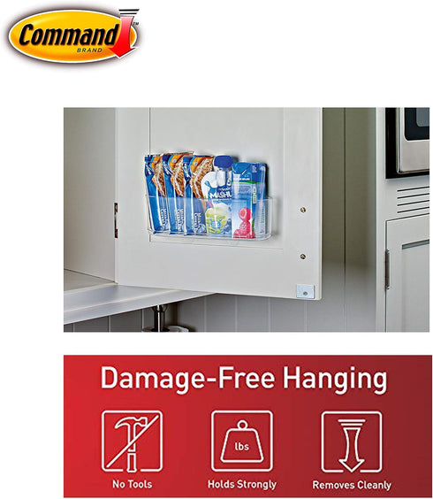 Command Large Caddy, Organize Damage-Free, 1 caddy, 4 strips (HOM-15)...