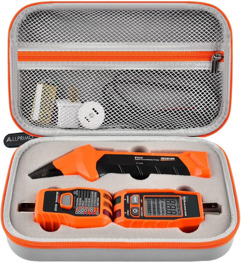 ALLPRIMO Case Compatible with Klein Tools ET310 AC Circuit Breaker Finder & 80041 Outlet Repair Tool Kit & RT250 GFCI Receptacle Tester. Electrica...