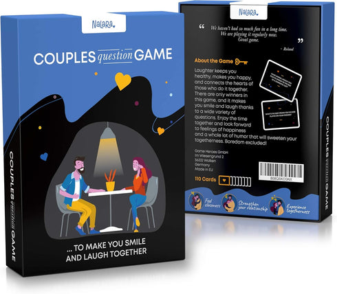 Couples Question Game ...to Make You Smile and Laugh Together – Fun and Couples Card Games - Conversation Cards for Date Night - Romantic Gifts fo...