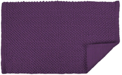 DII Popcorn Bath Rug, 17x24, Eggplant...