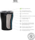 Seriously Ice Cold SIC 12oz Insulated Travel Tumbler Mug, Premium Double Wall Stainless Steel, Leak Proof BPA Free Lid (Ice White)...