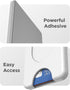 ENCASED Stick On Phone Wallet Card Holder (Compatible with PopSocket) Securely Holds Up To 4 Cards (White)...