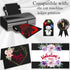 24 sheets Black Cardstock Paper 8.5 x 11 Inches for DIY Cards, Invitations, Scrapbooking and Other Crafts(250gsm/92lb)...