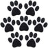 Mudder 20 Pcs Non Slip Bathtub Stickers Shower Floor Sticker Safety Adhesive Paw Decals Treads for Tubs Anti Slip Applique for Bathtub Bathroom Po...