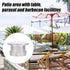 Parasol Umbrella Hole Ring Plug and Cap Set, ABS Plastic Thickened Patio Table Umbrella Hole Insert Umbrella Table Ring for Outdoor Garden Patio Y...