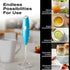 Bean Envy Milk Frother Handheld for Coffee - Electric Hand Blender, Mini Drink Mixer Whisk & Coffee Foamer Wand with Stand for Lattes, Cappuccino,...