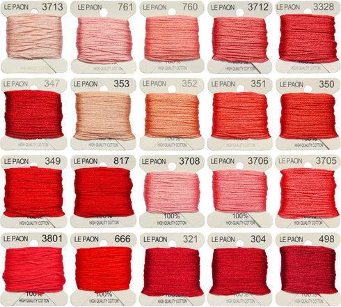 Premium Rainbow Color Embroidery Floss bobbins - Cross Stitch Threads - Friendship Bracelets Floss - Crafts Floss -20 Bobbins Six Strand Embroider...